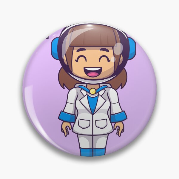Item preview, Adorable Astronaut: Cute Woman Standing in Space designed and sold by hjian8219.