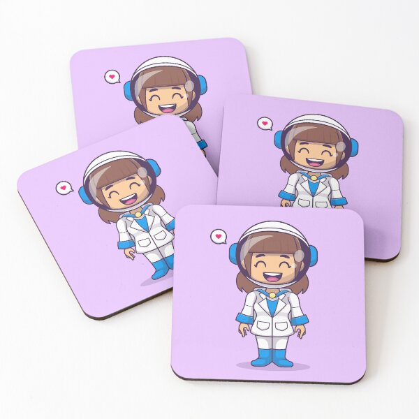 Item preview, Adorable Astronaut: Cute Woman Standing in Space designed and sold by hjian8219.