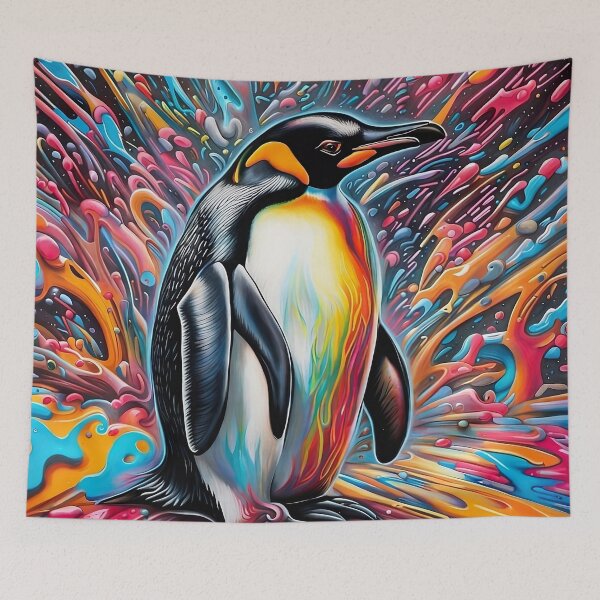 Artikelvorschau, Kaleidoskop-Pinguin entworfen und verkauft von Pirish-Designs.