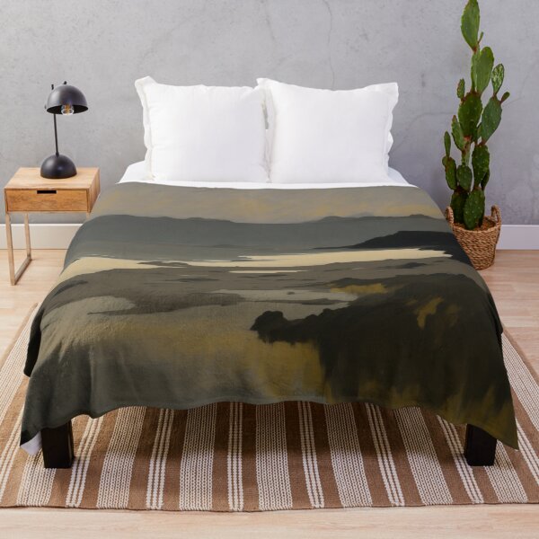 Item preview, Victorian Coast Minimalist Landscape Painting Melbourne designed and sold by druidwolfart.