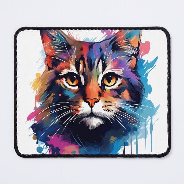 Item preview, Cat Graffiti Graphic Print T-Shirt designed and sold by ameowzingdesign.