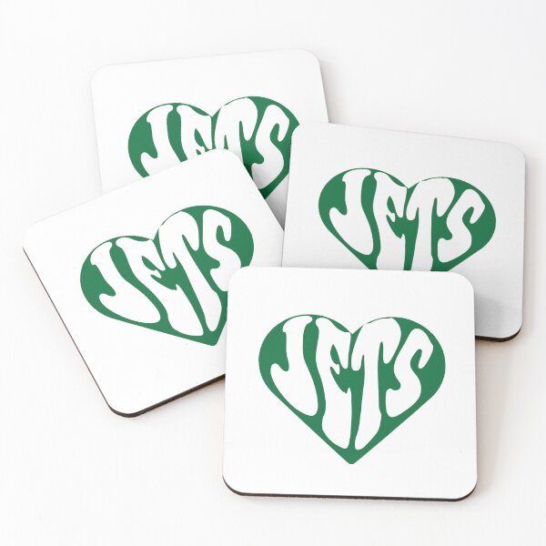 Item preview, New York Jets Funky Retro Heart designed and sold by Gang Green Gear.