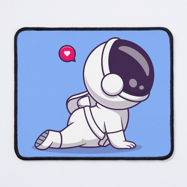 Item preview, AstroFlex: Cute Cartoon Astronaut Stretching designed and sold by hjian8219.