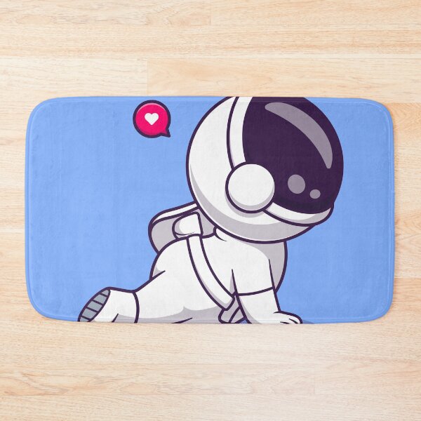 Item preview, AstroFlex: Cute Cartoon Astronaut Stretching designed and sold by hjian8219.