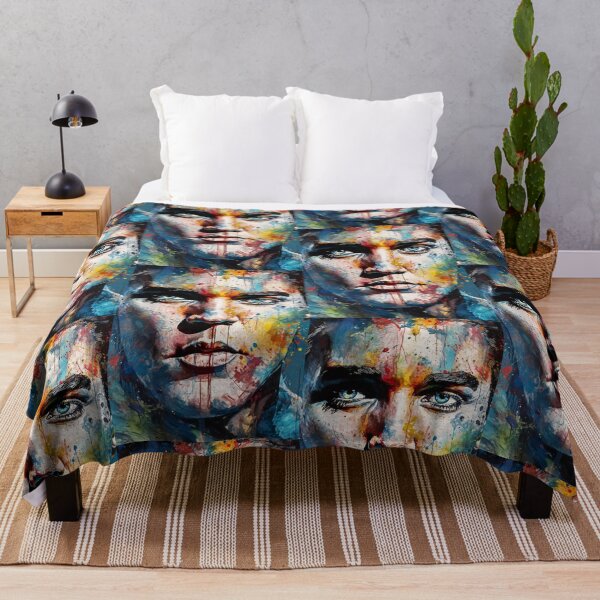 Item preview, pop art abstrakt King Elvis face designed and sold by Carinaprint.