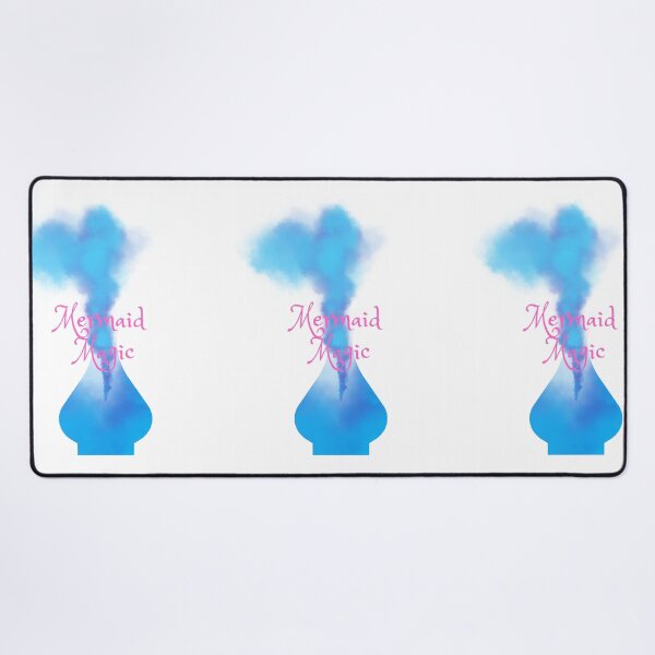 Item preview, Sirenas Blue and Pink Magic Mermaid Bottle on White designed and sold by SirenasWorld.