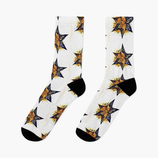 Item preview, Star Design Royal blue, peach, ivory, gold, black designed and sold by Highlandkings.