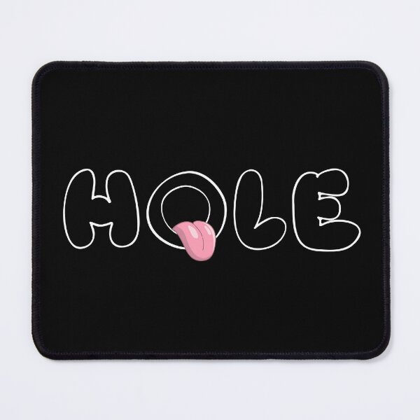 Item preview, Hole | Licking Tongue Black Bubble Letters designed and sold by KinkShoppe.