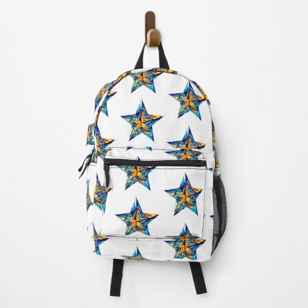 Item preview, Star Design Royal blue, sky blue, coral, white, gold 2 designed and sold by Highlandkings.