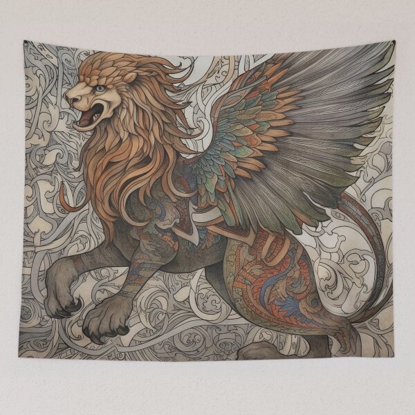 Item preview, Griffin fantastic creature designed and sold by ComicsFactory.