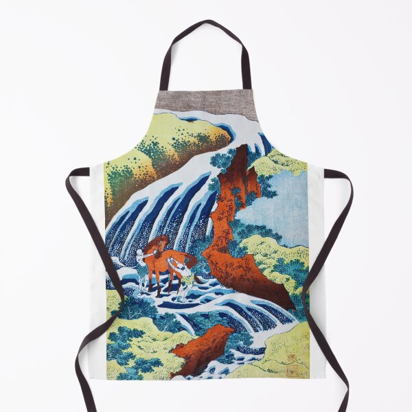 Item preview, Hokusai's The Yoshitsune horse-washing falls at Yoshino Ukiyoe Edo Period Art designed and sold by My Artprintz.