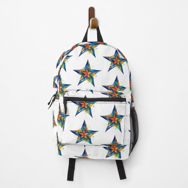 Item preview, Star Design Royal blue, sky blue, coral, white, gold 4 designed and sold by Highlandkings.