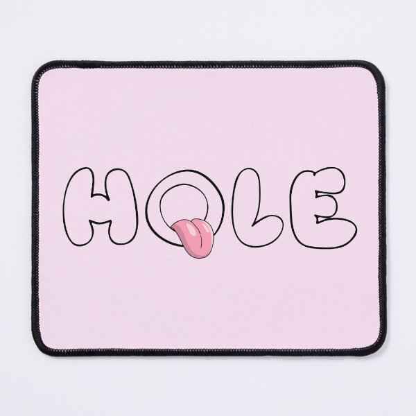 Item preview, Hole | Licking Tongue Pink Bubble Letters designed and sold by KinkShoppe.