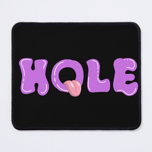 Item preview, Hole | Licking Tongue Purple Bubble Letters designed and sold by KinkShoppe.