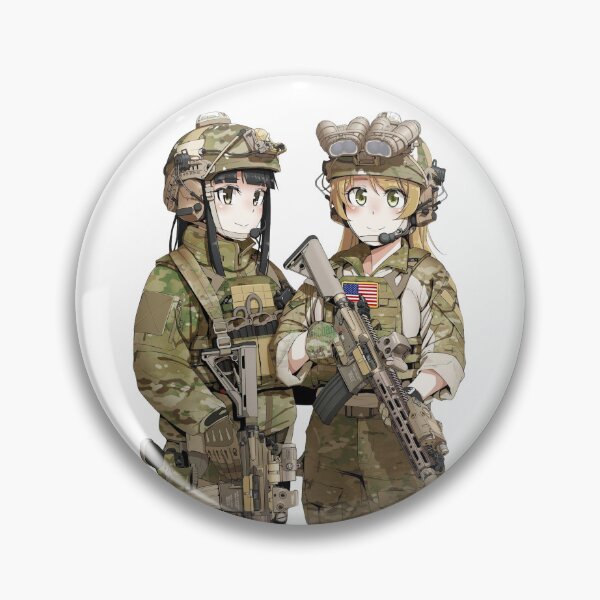 Item preview, Military Anime Girls designed and sold by kittiescuties.