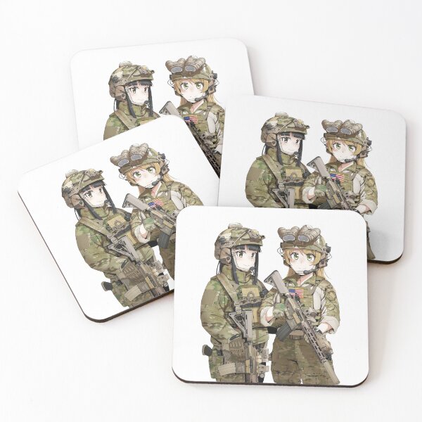 Item preview, Military Anime Girls designed and sold by kittiescuties.