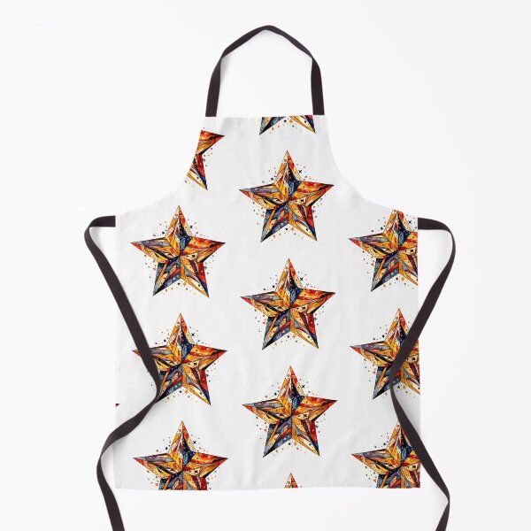 Item preview, Star Design Rust, navy, beige, cream, gold designed and sold by Highlandkings.