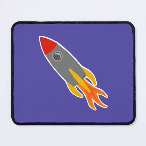 Item preview, Rocket Ship designed and sold by stickerbyginger.