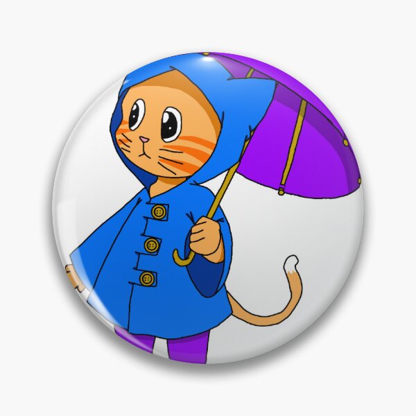 Item preview, Orange Cat in Rain gear designed and sold by OctiveRambles.