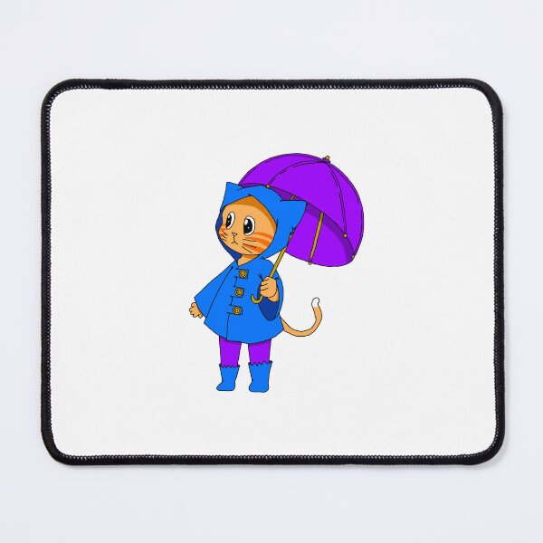 Item preview, Orange Cat in Rain gear designed and sold by OctiveRambles.