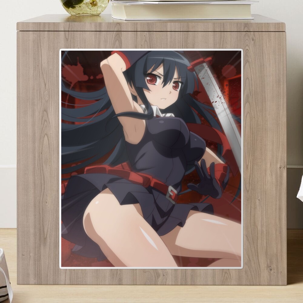 The anime character mine from akame ga kill barefoot