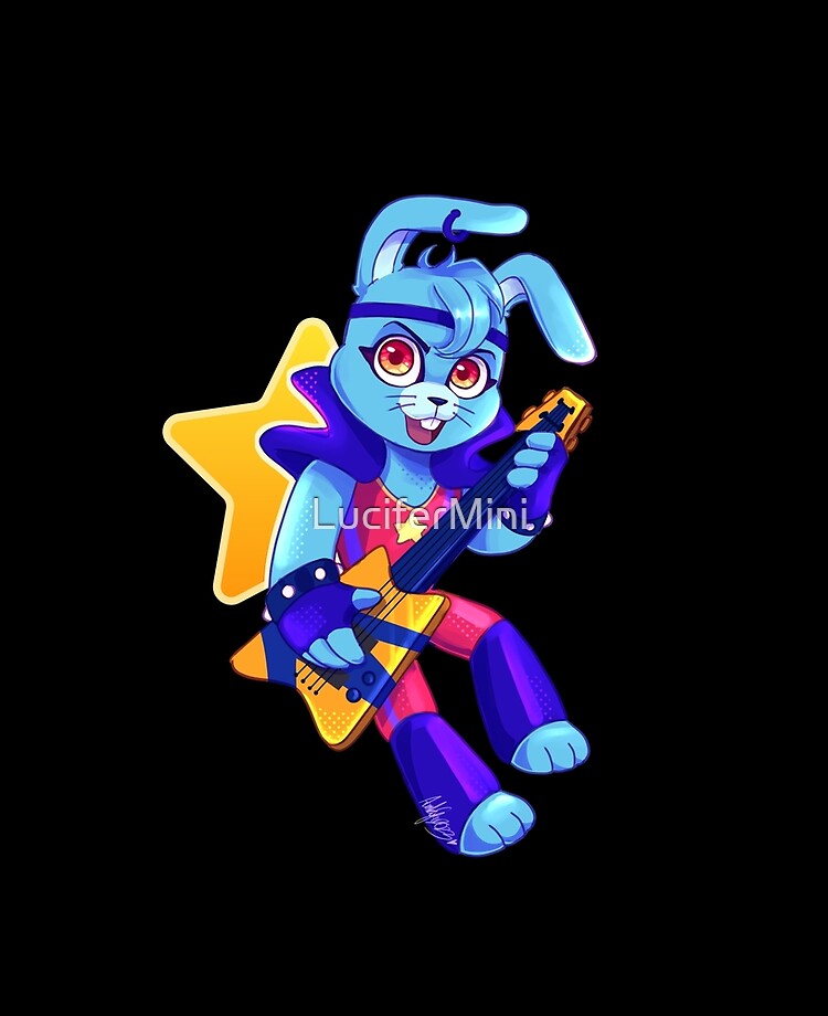 FNAF Glamrock Bonnie Photographic Print for Sale by elykoi