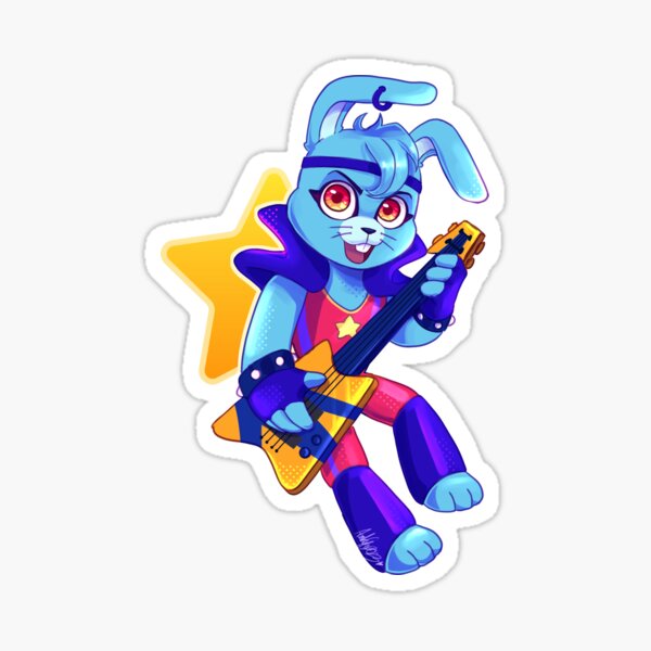 FNAF - Glamrock Bonnie & Glamrock Freddy (Fazburger™️) Sticker