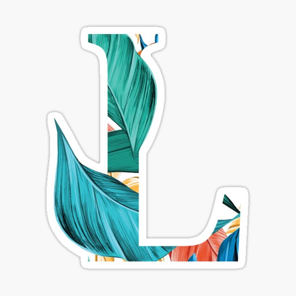 L for leaves Sticker