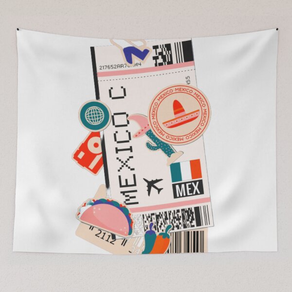 Item preview, Mexico City Boarding Pass designed and sold by funnylifeusa.