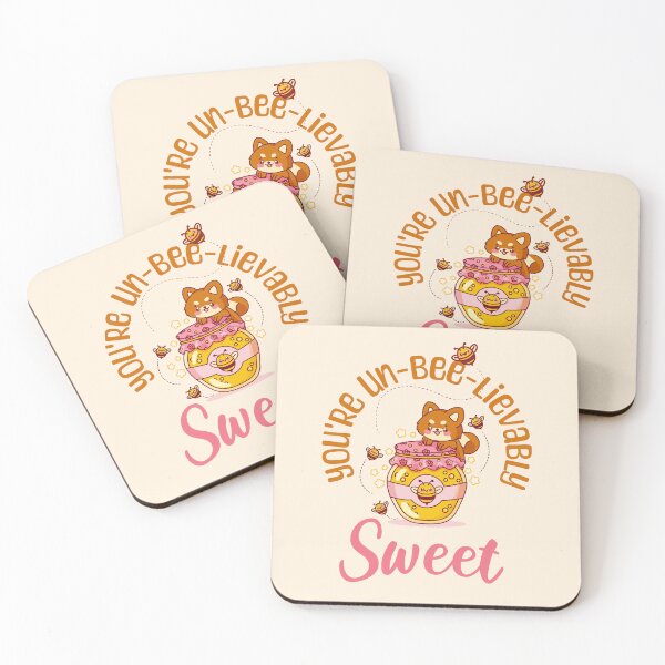 Item preview, Cute kawaii bee You're unbelievable sweet designed and sold by ddartonline.
