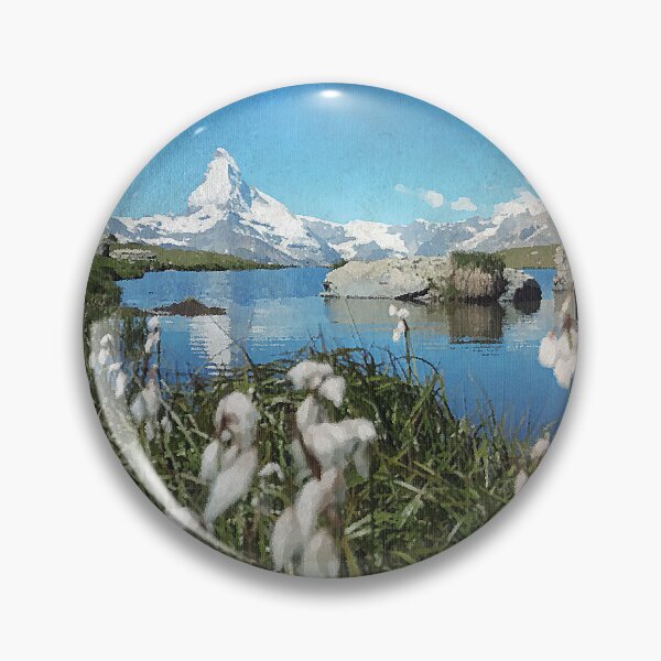Item preview, Zermatt Matterhorn Lake Picture Oil Painting designed and sold by seunglee.