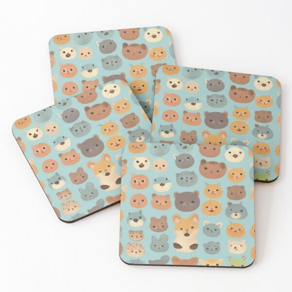 Item preview, Adorable Baby Animal Faces: Captivating Repeating Pattern Design designed and sold by CyberCollective.