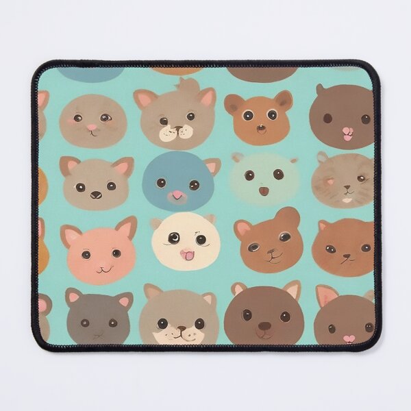 Item preview, #2 Adorable Baby Animal Faces: Captivating Repeating Pattern Design designed and sold by CyberCollective.