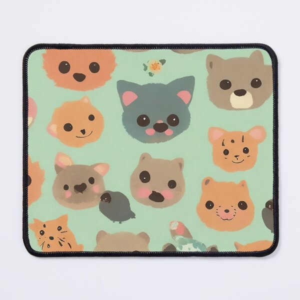 Item preview, #3 Adorable Baby Animal Faces: Captivating Repeating Pattern Design designed and sold by CyberCollective.