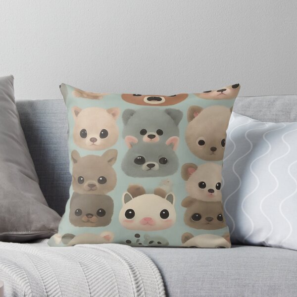 Item preview, #4 Adorable Baby Animal Faces: Captivating Repeating Pattern Design designed and sold by CyberCollective.