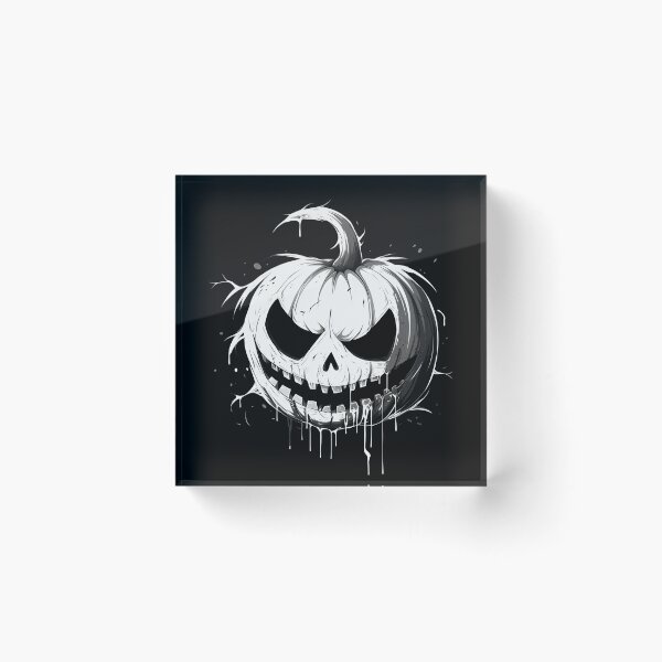 Item preview, Nightmarish Pumpkin Caricature: Supernatural Realism designed and sold by Prozeum.