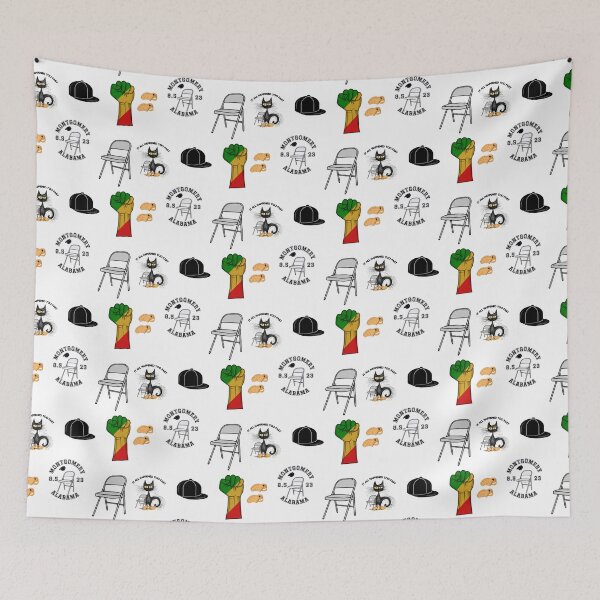 Item preview, Set of Montgomery Brawl Alabama Tea Party chair fight meme pack designed and sold by LoveYaToo.