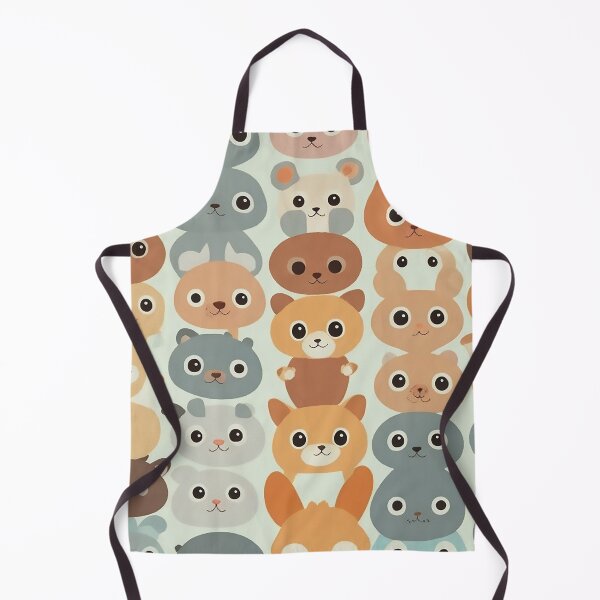 Item preview, #5 Adorable Baby Animal Faces: Captivating Repeating Pattern Design designed and sold by CyberCollective.
