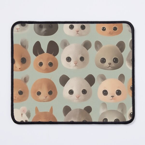 Item preview, #6 Adorable Baby Animal Faces: Captivating Repeating Pattern Design designed and sold by CyberCollective.