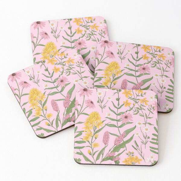Item preview, Floral Pattern on Pink background: Mixed Pattern Magic designed and sold by Rebecca Turk.