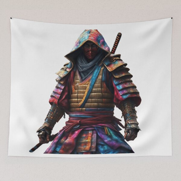 Item preview, samurai warrior designed and sold by TodoDecoArt.
