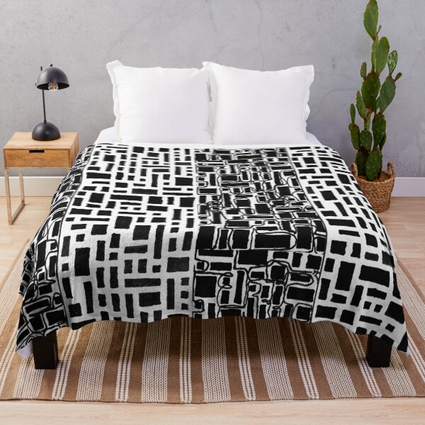 Item preview, black and white maze designed and sold by honeyehshu.