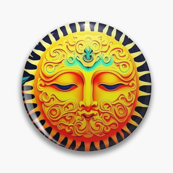 Item preview, Mystical Psychedelic Sun and Moon Pattern designed and sold by Lamarcy.