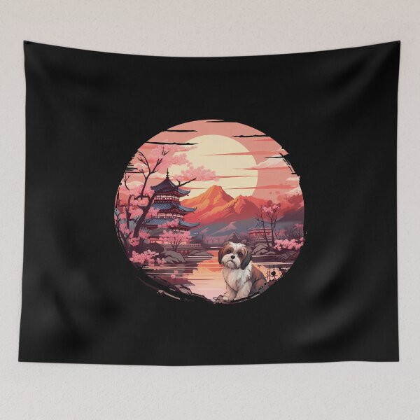Item preview, Japanese Sunset Shih Tzu designed and sold by Ripper19.