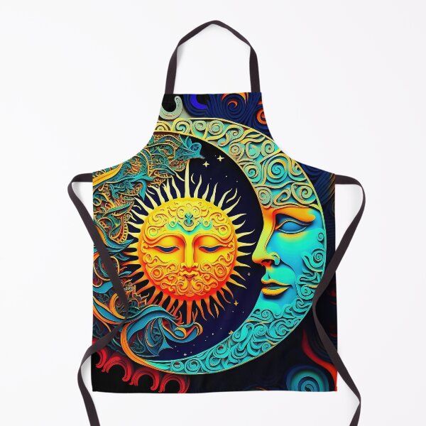Item preview, Mystical Psychedelic Sun and Moon Pattern designed and sold by Lamarcy.