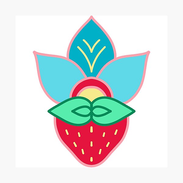 Item preview, Strawberry Floral by Niibidoon designed and sold by Niibidoon.