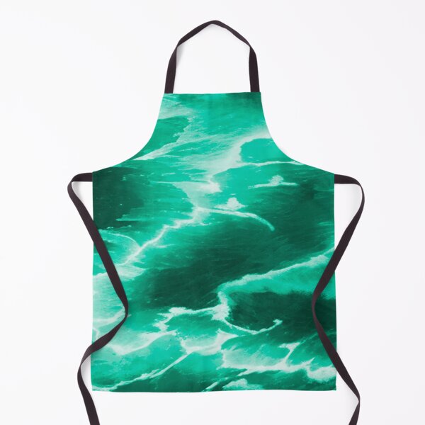 Aperçu de l'œuvre Green Ocean Waves créée et vendue par Timegraf.