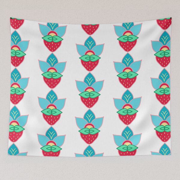Item preview, Strawberry Floral by Niibidoon designed and sold by Niibidoon.