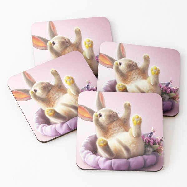 Item preview, Cute Bunny in Basket designed and sold by MellowLazy.