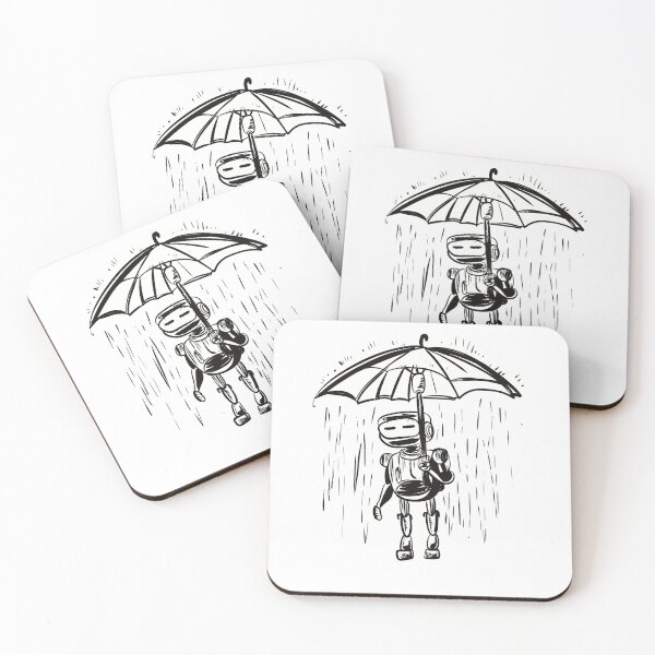 Item preview, Robot in the Rain designed and sold by EzekRenne.